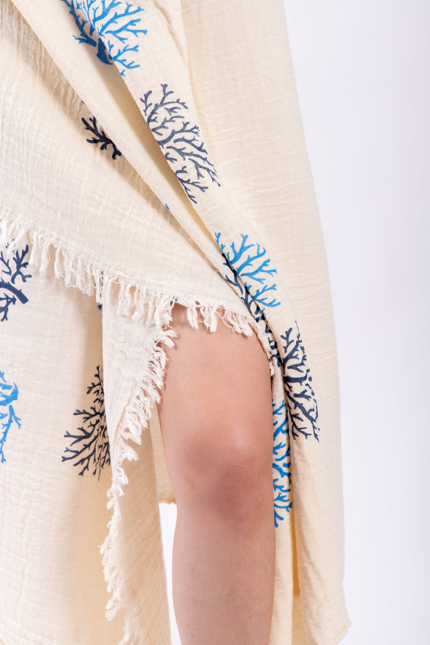 Muslin Loincloth 'Blue Tree'