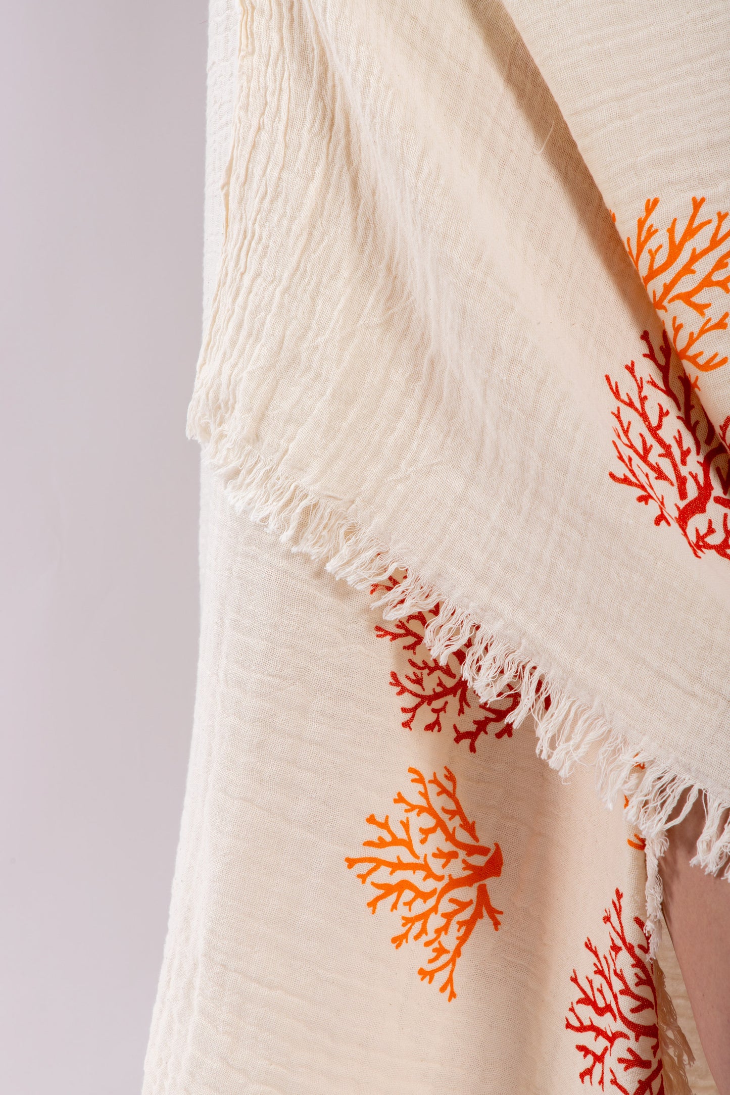 Organic Loincloth 'Orange/Red Coral’