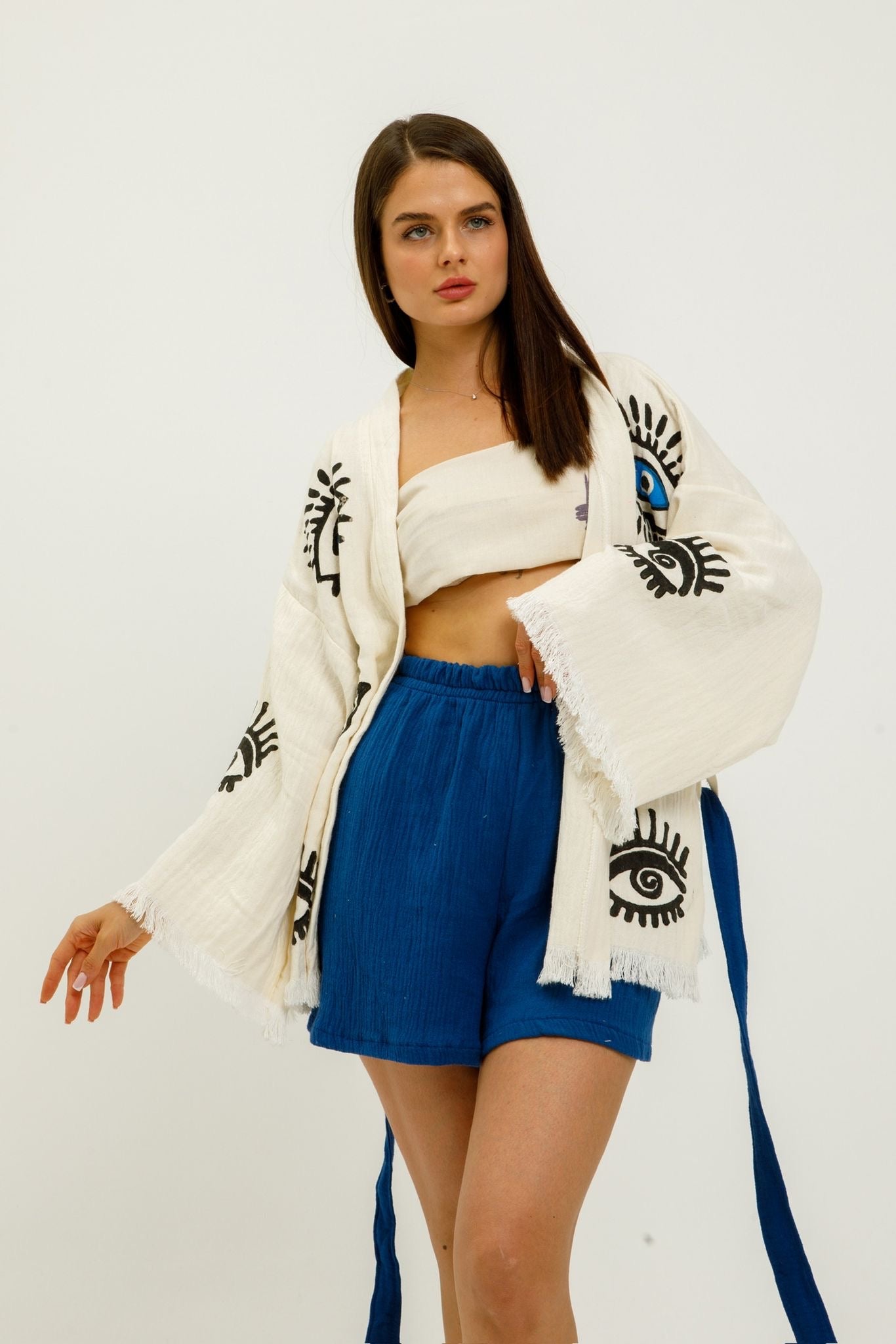 Blue MysticEye short set