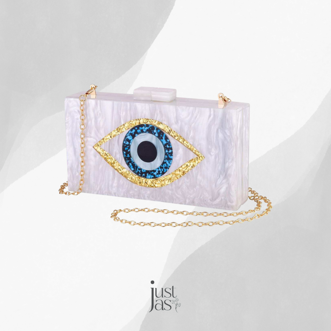 Evil eye White Bag