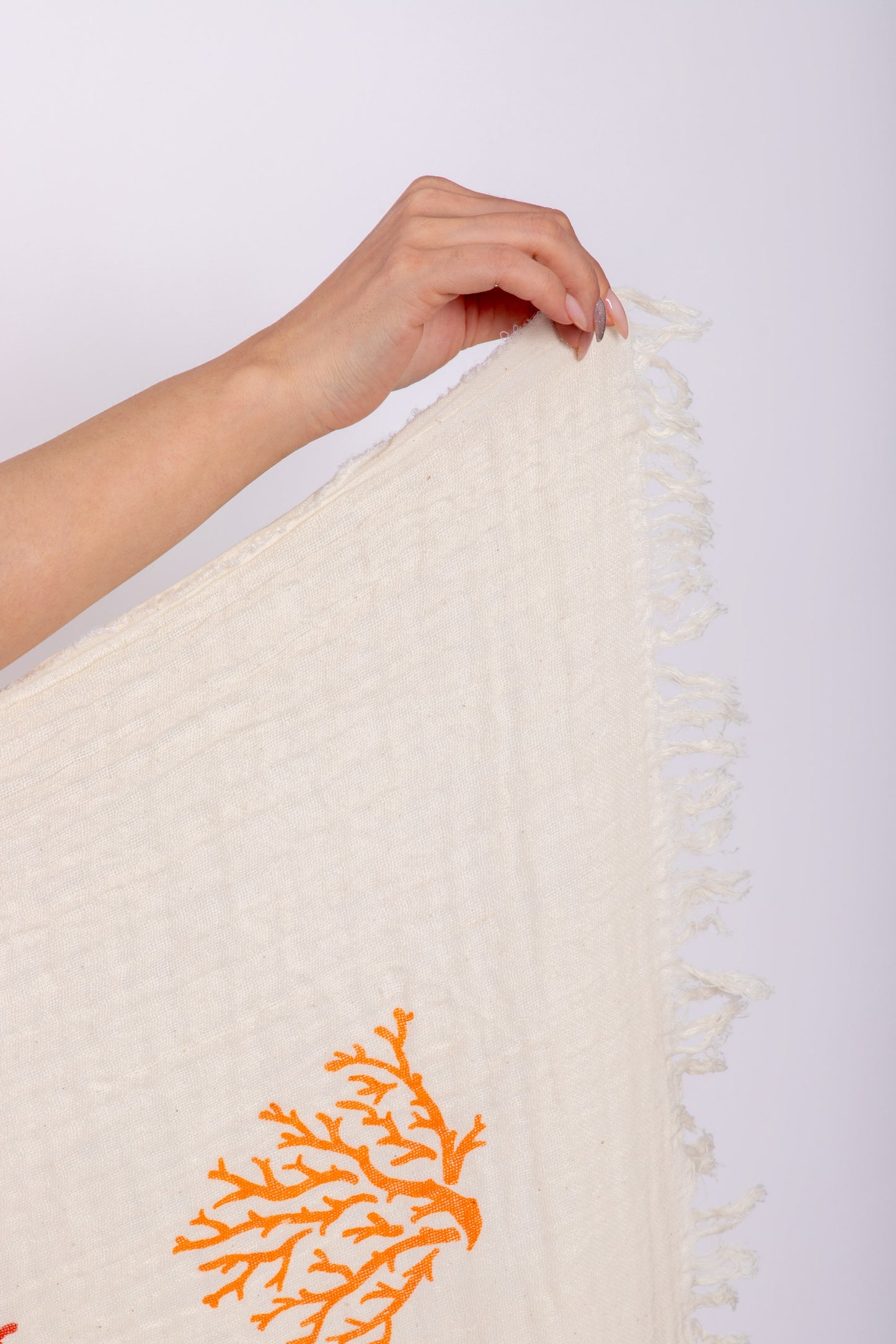 Organic Loincloth 'Orange/Red Coral’