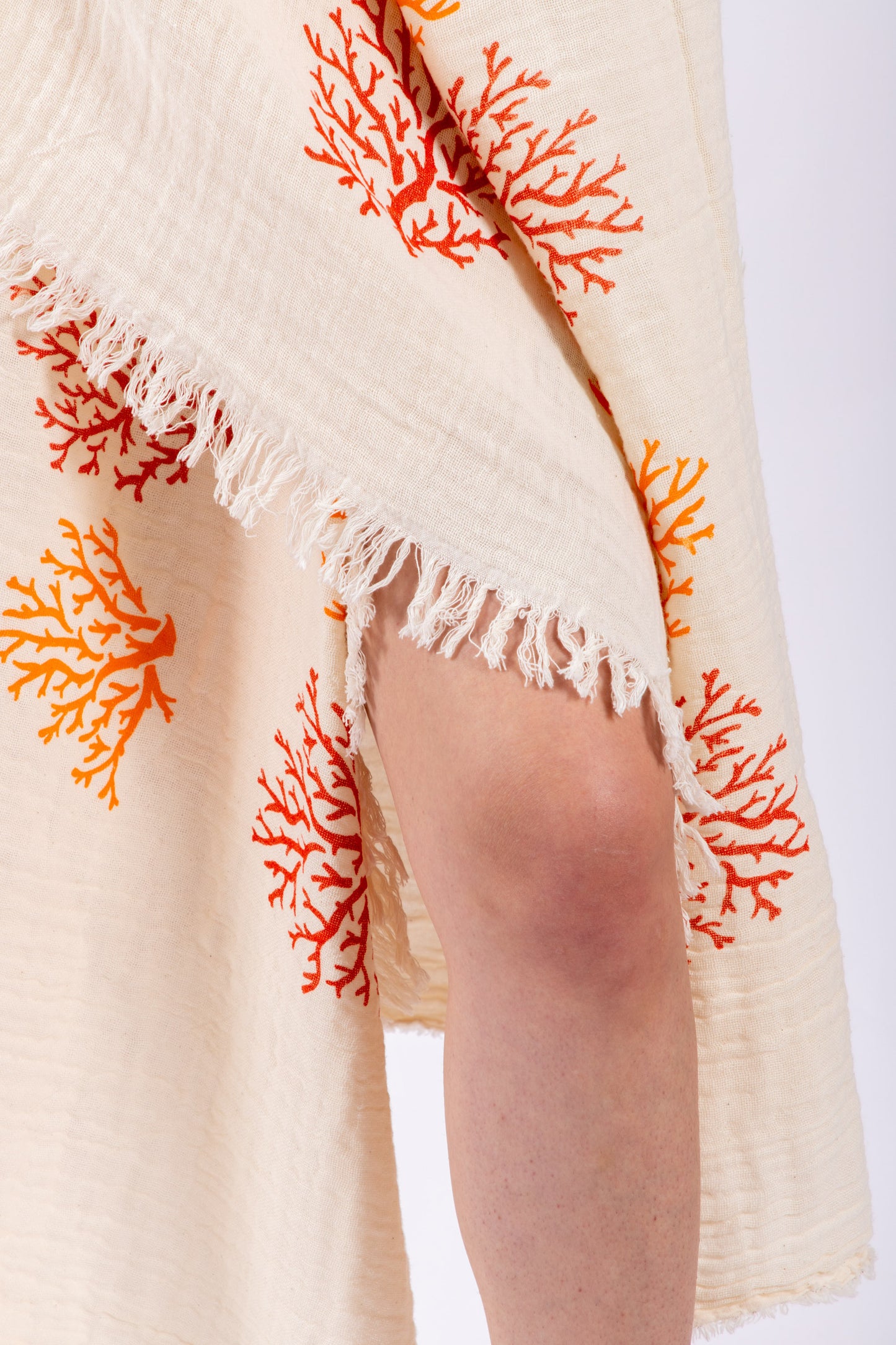 Organic Loincloth 'Orange/Red Coral’